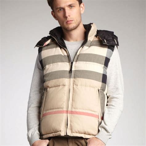 burberry vest jacket|burberry puffer vest men.